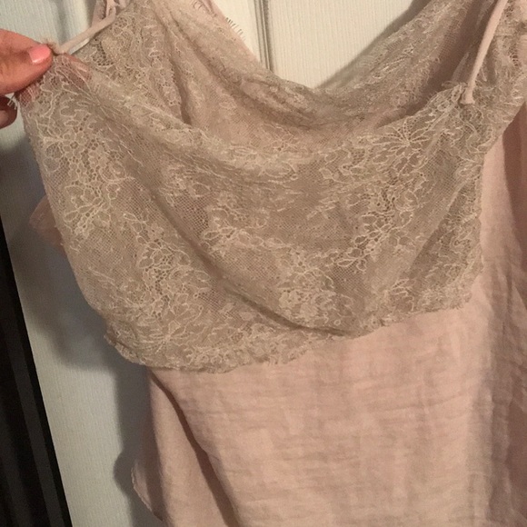 Blush silk tank top - Picture 3 of 4